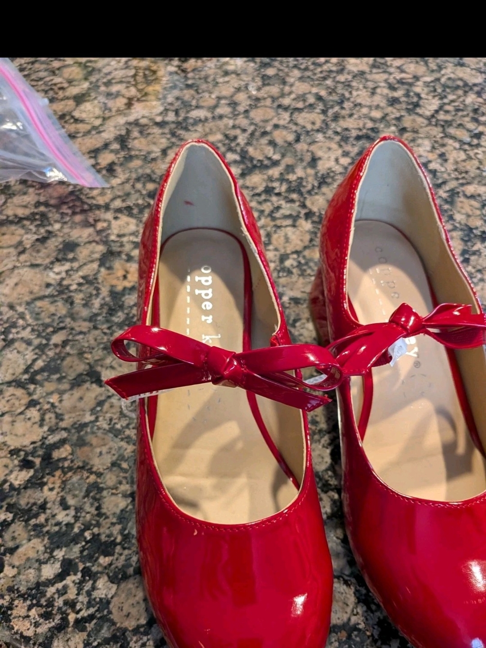NWT Red Patent Mary Jane Heels, Bow , Retro, Coquette Christmas, Dolly, Barbie